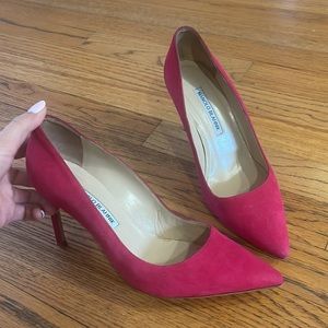 Manolo Blahnik Suede Heels